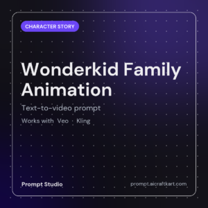 Wonderkid Family Animation Generator
