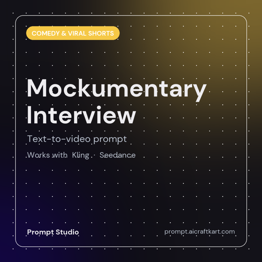 Mockumentary Interview Generator