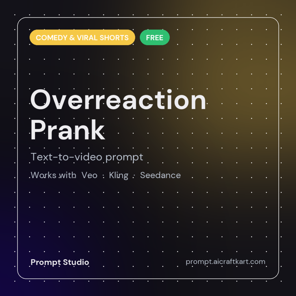 Overreaction Prank Generator