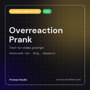 Overreaction Prank Generator