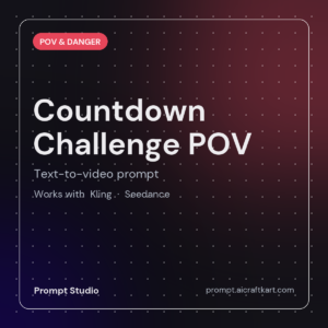 Countdown Challenge POV Generator