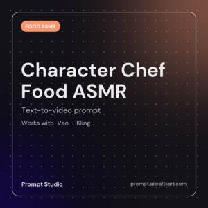 Character Chef Food ASMR Generator