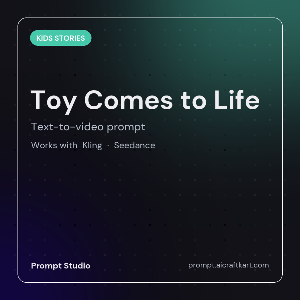 Toy Comes to Life Generator