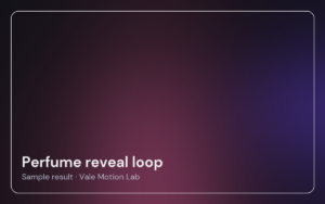 Perfume reveal loop